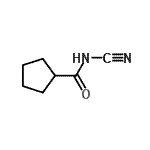 CAS 登录号：112279-29-5， N-氰基环戊烷甲酰胺