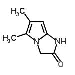 CAS 登录号：112381-98-3， 5,6-二甲基-1H-吡咯并[1,2-a]咪唑-2(3H)-酮