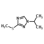 CAS 登录号：112390-30-4， 1-异丙基-3-(甲硫基)-1H-1,2,4-三唑