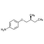CAS 登录号：112418-54-9， 4-[(2S)-2-甲基丁氧基]苯胺