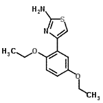 CAS 登录号：112434-78-3， 4-(2,5-二乙氧基苯基)-1,3-噻唑-2-胺