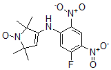 CAS 登录号:112570-97-5, 3-(5-氟-2,4-二硝基苯胺基)-1-氧基-2,2,5,5-四甲基-3-吡咯烷