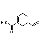 CAS 登录号：112698-16-5， 3-乙酰基-3-环己烯-1-甲醛