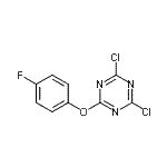CAS 登录号：112748-46-6， 2,4-二氯-6-(4-氟苯氧基)-1,3,5-三嗪