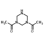 CAS 登录号：112805-11-5， 1,1'-(1,3,5-三嗪烷-1,3-二基)二乙酮