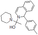 CAS 登录号：112890-84-3， 1-[1-(4-甲基苯基)-1H-异喹啉-2-基]-1-哌啶-1-基乙醇