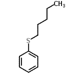 CAS 登录号：1129-70-0， (戊基硫基)苯