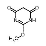 CAS 登录号：112977-55-6， 2-甲氧基-4,6(1H,5H)-嘧啶二酮
