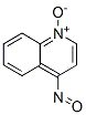 CAS 登录号：1130-69-4， 4-亚硝基喹啉1-氧化物