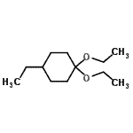 CAS 登录号：113124-21-3， 1,1-二乙氧基-4-乙基环己烷