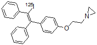 CAS#: 113202-48-5, Iododesethyltamoxifen Aziridine