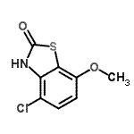 CAS 登录号：113206-10-3， 4-氯-7-甲氧基-1,3-苯并噻唑-2(3H)-酮