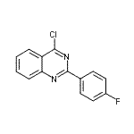 CAS 登录号：113242-33-4， 4-氯-2-(4-氟苯基)喹唑啉