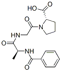 CAS 登录号：113384-94-4， (2S)-1-[2-[[(2S)-2-(苯甲酰基氨基)丙酰]氨基]乙酰基]吡咯烷-2-羧酸