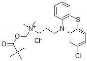 CAS 登录号:113611-35-1, 3-(2-氯吩噻嗪-10-基)丙基-(2,2-二甲基丙酰氧基甲基)-二甲基氯化铵