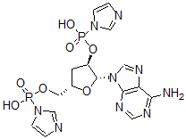 CAS 登录号：113888-20-3， 3'-脱氧腺苷-2',5'-二磷酰咪唑