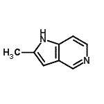 CAS 登录号：113975-37-4， 2-甲基-1H-吡咯并[3,2-c]吡啶