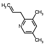 CAS 登录号：113985-35-6， 2-烯丙基-3,5-二甲基吡啶