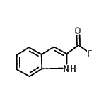 CAS 登录号：114085-25-5， 1H-吲哚-2-羰基氟化物