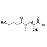 CAS 登录号：114307-20-9， DL- N-(2-氯己酰基)-丙氨酸