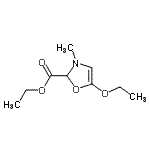 CAS 登录号：114325-30-3， 乙基5-乙氧基-3-甲基-2,3-二氢-1,3-恶唑-2-羧酸酯