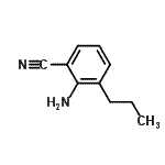 CAS 登录号：114345-14-1， 2-氨基-3-丙基苯甲腈