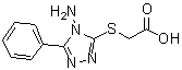 CAS#: 114402-22-1, [(4-Amino-5-Phenyl-4H-1,2,4-Triazol-3-Yl)Sulfanyl]Acetic Acid