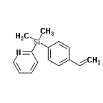 CAS#: 114556-12-6, 2-[Dimethyl(4-Vinylphenyl)Silyl]Pyridine