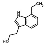 CAS 登录号：114737-75-6， 2-(7-乙基-1H-吲哚-3-基)乙醇