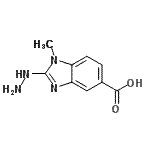 CAS 登录号：114804-44-3， 2-肼基-1-甲基-1H-苯并咪唑-5-羧酸