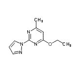 CAS 登录号：114834-01-4， 4-乙氧基-6-甲基-2-(1H-吡唑-1-基)嘧啶