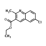 CAS 登录号：114858-39-8， 乙基6-氯-2-甲基-3-喹啉羧酸酯