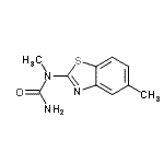 CAS 登录号：115011-31-9， 1-甲基-1-(5-甲基-1,3-苯并噻唑-2-基)脲
