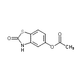 CAS 登录号：115045-84-6， 2-氧代-2,3-二氢-1,3-苯并噻唑-5-基乙酸酯