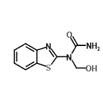 CAS 登录号：115144-51-9， 1-(1,3-苯并噻唑-2-基)-1-(羟基甲基)脲