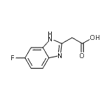 CAS 登录号：115201-19-9， (5-氟-1H-苯并咪唑-2-基)乙酸
