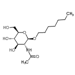 CAS 登录号：115414-48-7， 庚基2-乙酰氨基-2-脱氧-beta-D-吡喃葡萄糖苷