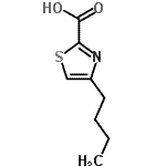 CAS 登录号：115553-92-9， 4-丁基-1,3-噻唑-2-羧酸