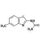 CAS 登录号：115605-29-3， 1-(5-甲基-1,3-苯并噻唑-2-基)脲