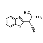 CAS 登录号：115616-07-4， 2-(1,3-苯并噻唑-2-基)-3-甲基丁腈