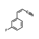CAS 登录号：115665-80-0， (2Z)-3-(3-氟苯基)丙烯腈