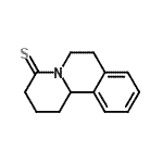 CAS 登录号：115757-45-4， 1,2,3,6,7,11B-六氢-4H-吡啶并[2,1-a]异喹啉-4-硫酮