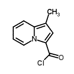 CAS 登录号：115813-14-4， 1-甲基-3-吲嗪羰基氯化物