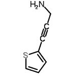 CAS 登录号：115955-62-9， 3-(2-噻吩基)-2-丙炔-1-胺