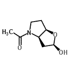 CAS 登录号：115996-13-9， 1-[(2R,3aR,6aR)-2-羟基己a氢-4H-呋喃并[3,2-b]吡咯-4-基]乙酮