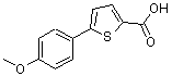 CAS 登录号：116016-56-9， 5-(4-甲氧基苯基)-2-噻吩羧酸