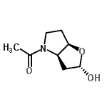 CAS 登录号：116050-86-3， 1-[(2S,3aR,6aR)-2-羟基己a氢-4H-呋喃并[3,2-b]吡咯-4-基]乙酮