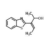 CAS 登录号：116058-90-3， (3Z)-3-(1,3-苯并噻唑-2-基)-3-戊烯-2-醇