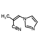 CAS 登录号：116274-56-7， (2Z)-3-(1H-咪唑-1-基)-2-甲基丙烯腈