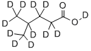 CAS 登录号：116287-57-1， 4-(甲基-D3)-戊-2,2,3,3,4,5,5,5-D8 酸-D